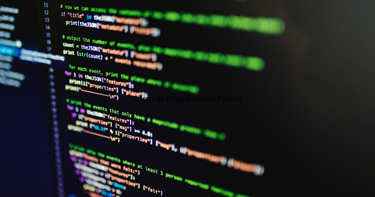 Curso de Programación Python
